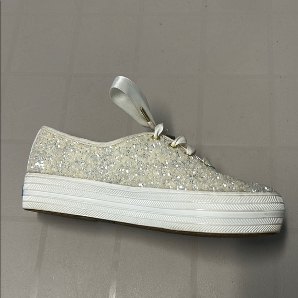 Keds for Kate Spade Silver Glitter Sneakers - Picture 8 of 16